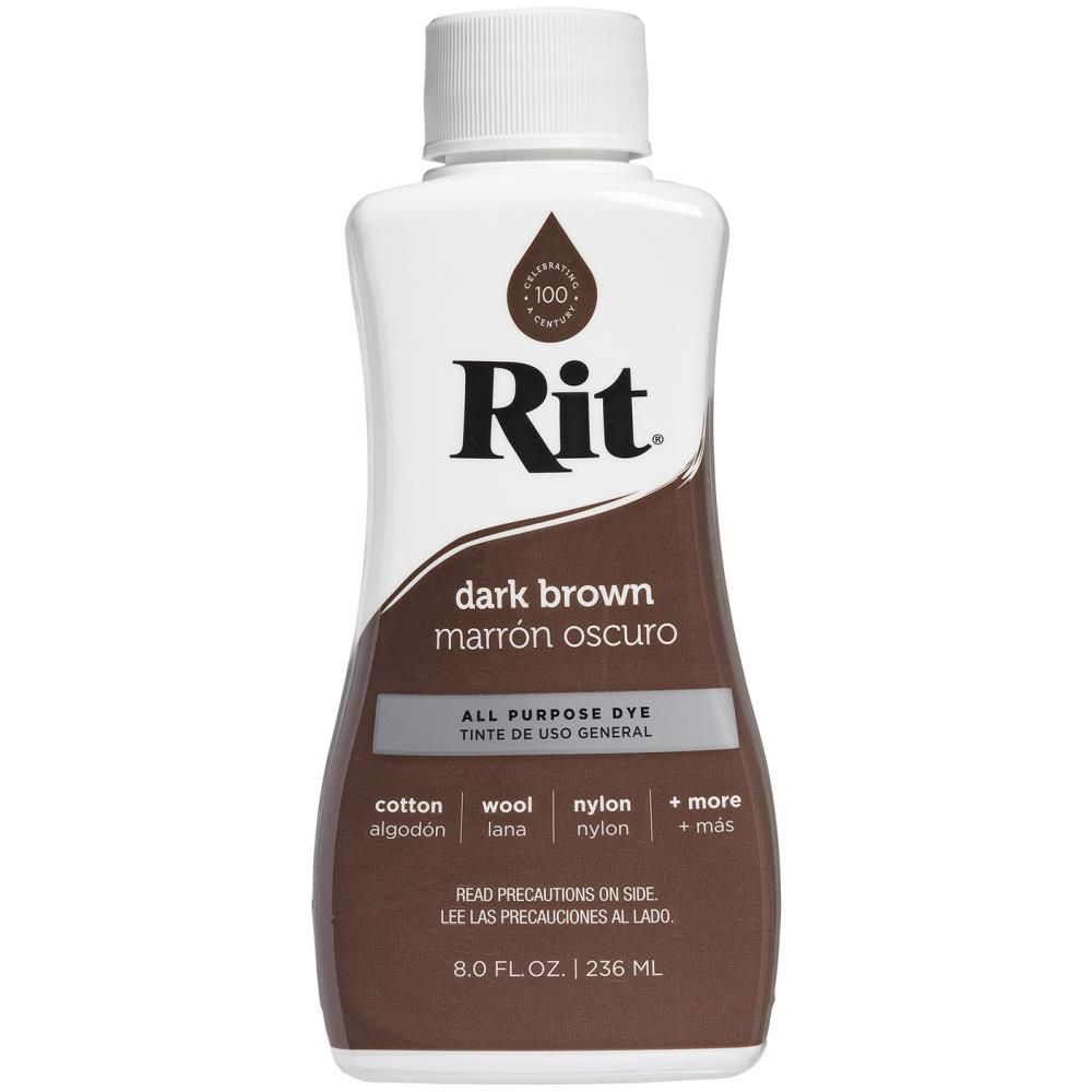  Rit All-Purpose Liquid Dye, Dark Brown