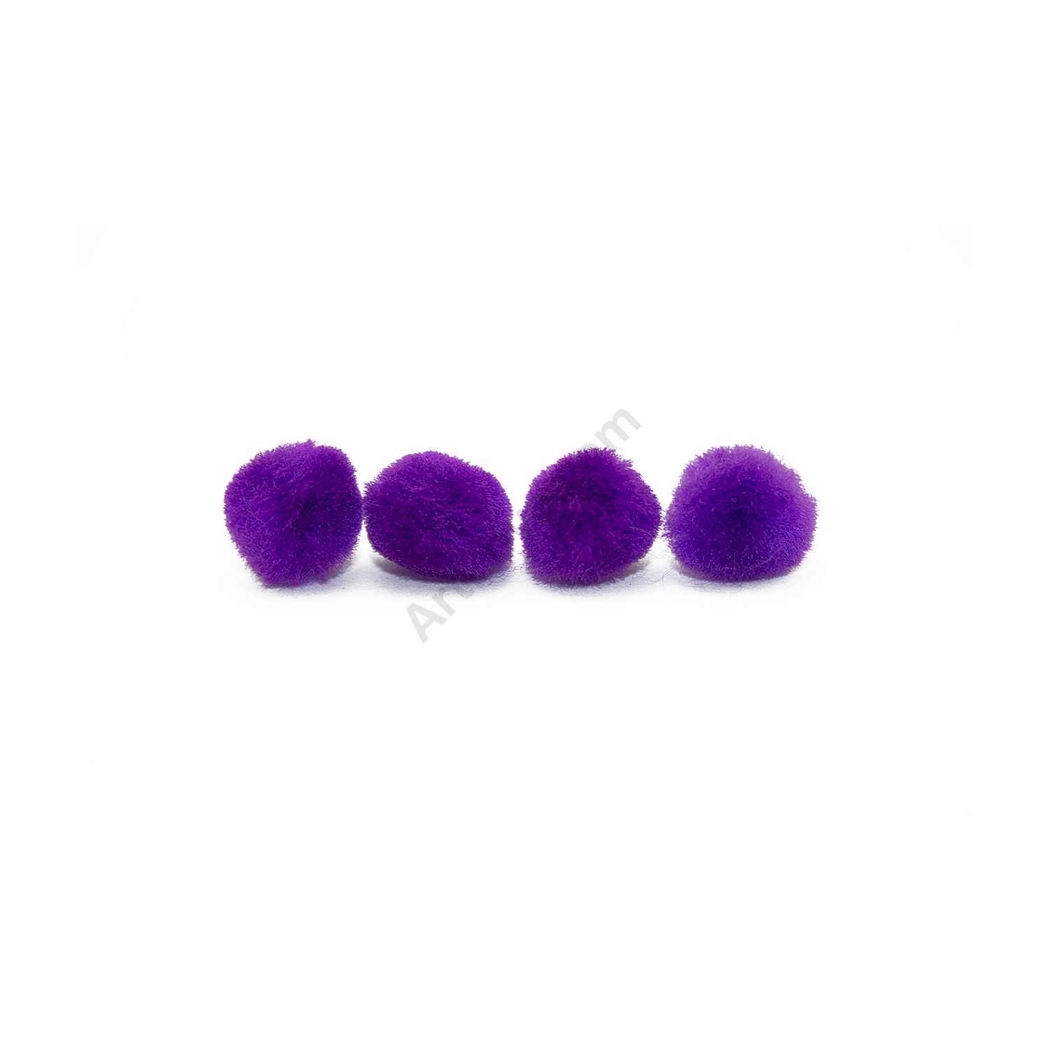 Small Craft Pom Poms for Arts and Crafts 100 pcs Purple Size 1/4 Pom Poms