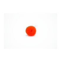 orange craft pom pom balls bulk .5 inches