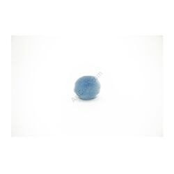 0.5 inch blue craft pom poms