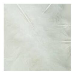 White Fluff Marabo Craft Feathers