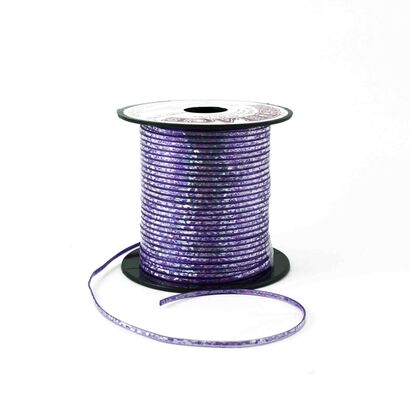 holographic purple lanyard cord