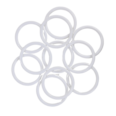 4 inch White Plastic Acrylic Craft Rings