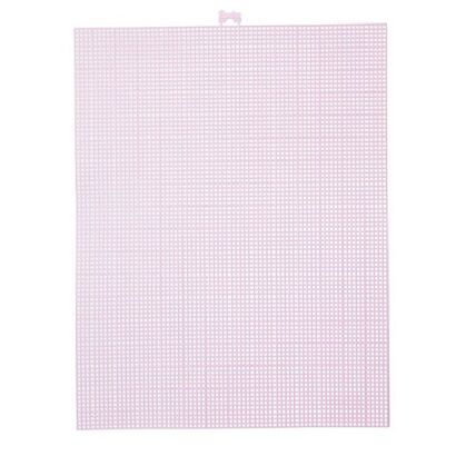 7 mesh pink plastic canvas