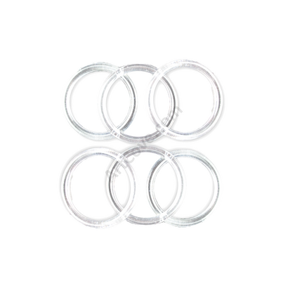 3 Inch Clear Acrylic Rings ArtCove