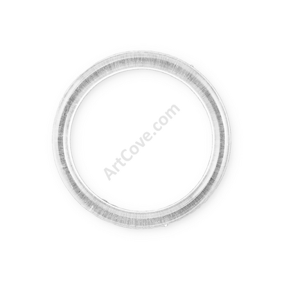 4 Inch Clear Plastic Ring ArtCove