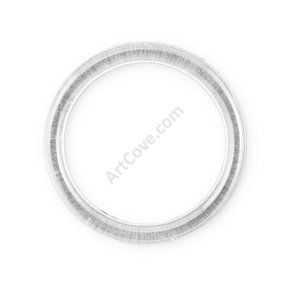 5 Inch Clear Plastic Ring ArtCove