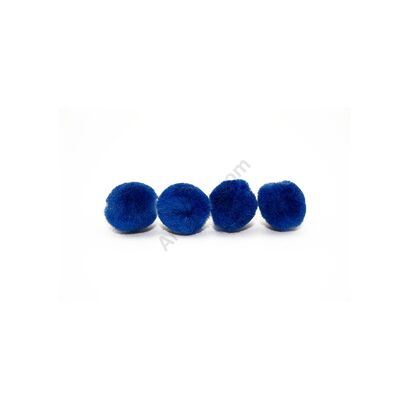 royal blue craft pom pom balls bulk .75 inches