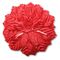 Red Capia Flowers Flat Carnation Capia Base for Corsages